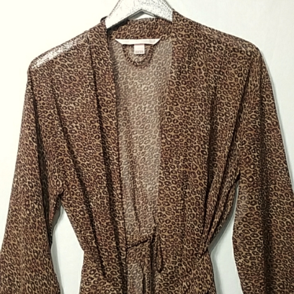 Victoria Secret women's robe one size animal print
